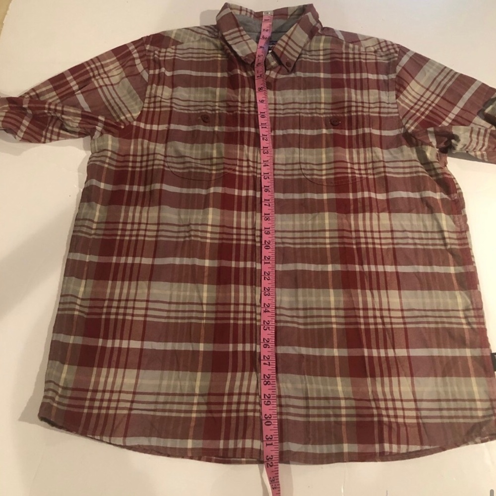PATAGONIA Heavy Organic Cotton Plaid SHIRT XL - Picture 14 of 15
